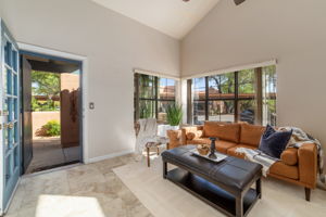 Living Room view to the patio