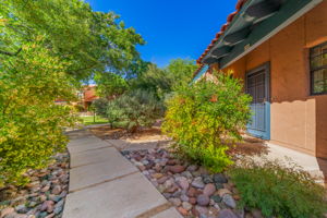 Sidewalk to front door