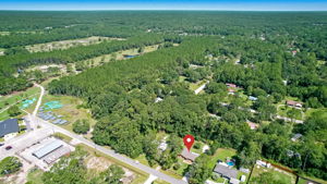 Aerial View With Pin