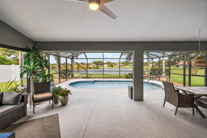 EXPANSIVE Lanai and Birdcage with AMAZING POOL and WATER VIEWS!!!