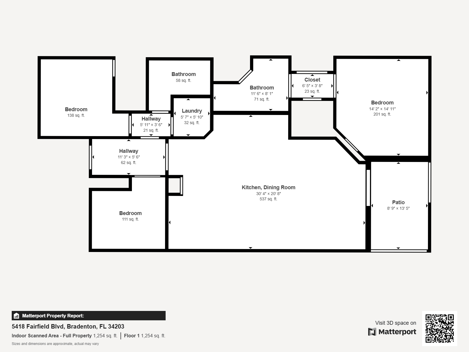 Measurements - 5418 Fairfield Blvd