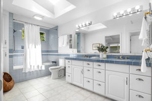 Bathroom off primary bedroom.