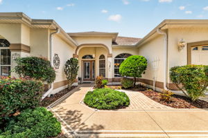 Front Paver Patio and Entry