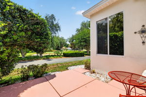 Rear Patio with Golf Front Views!