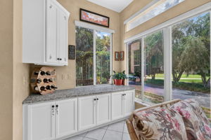 Convenient Built-In Bar on Lanai