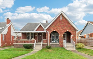 Front View of Duplex