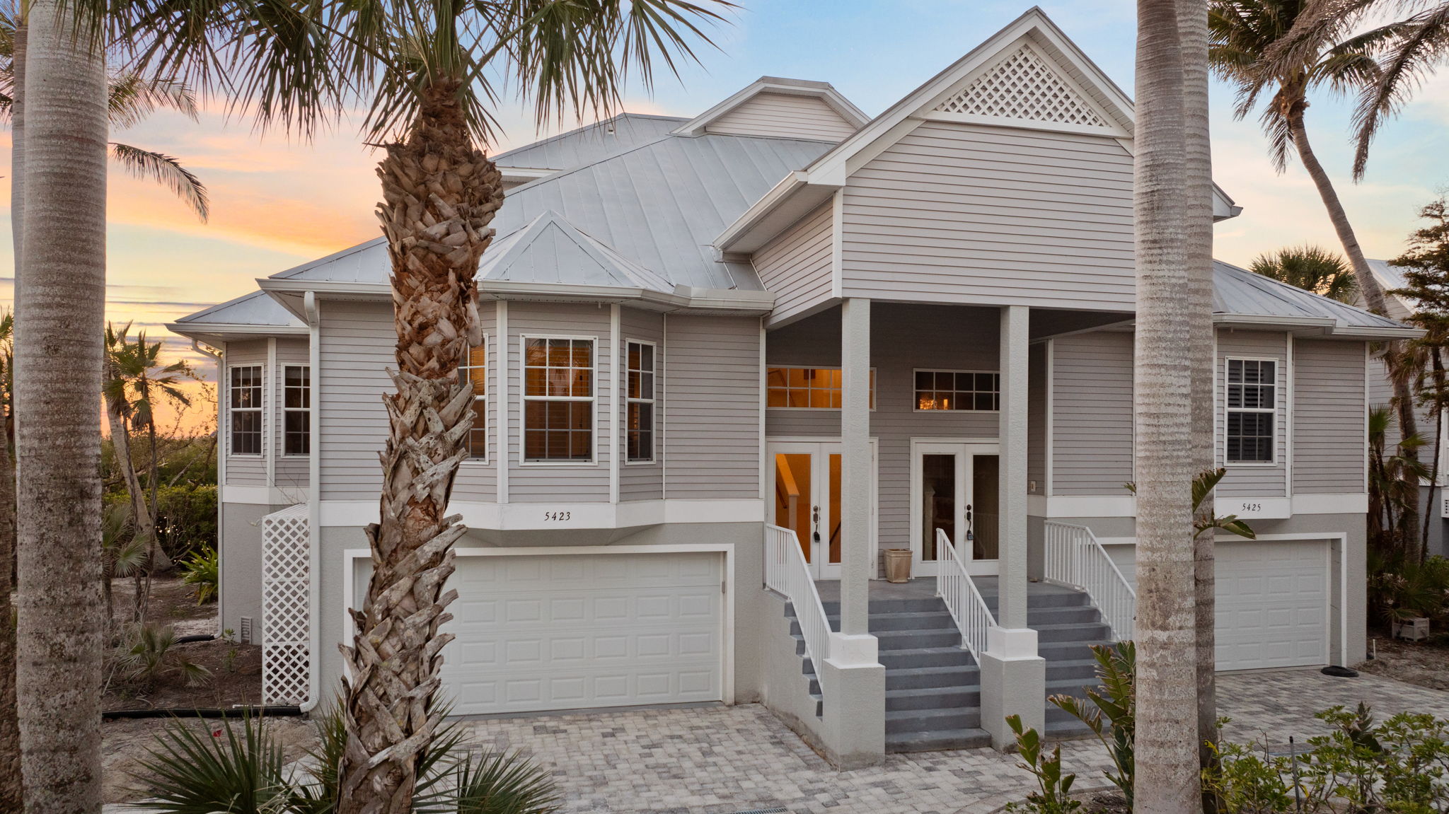 Aerial Front Exterior -Twilight