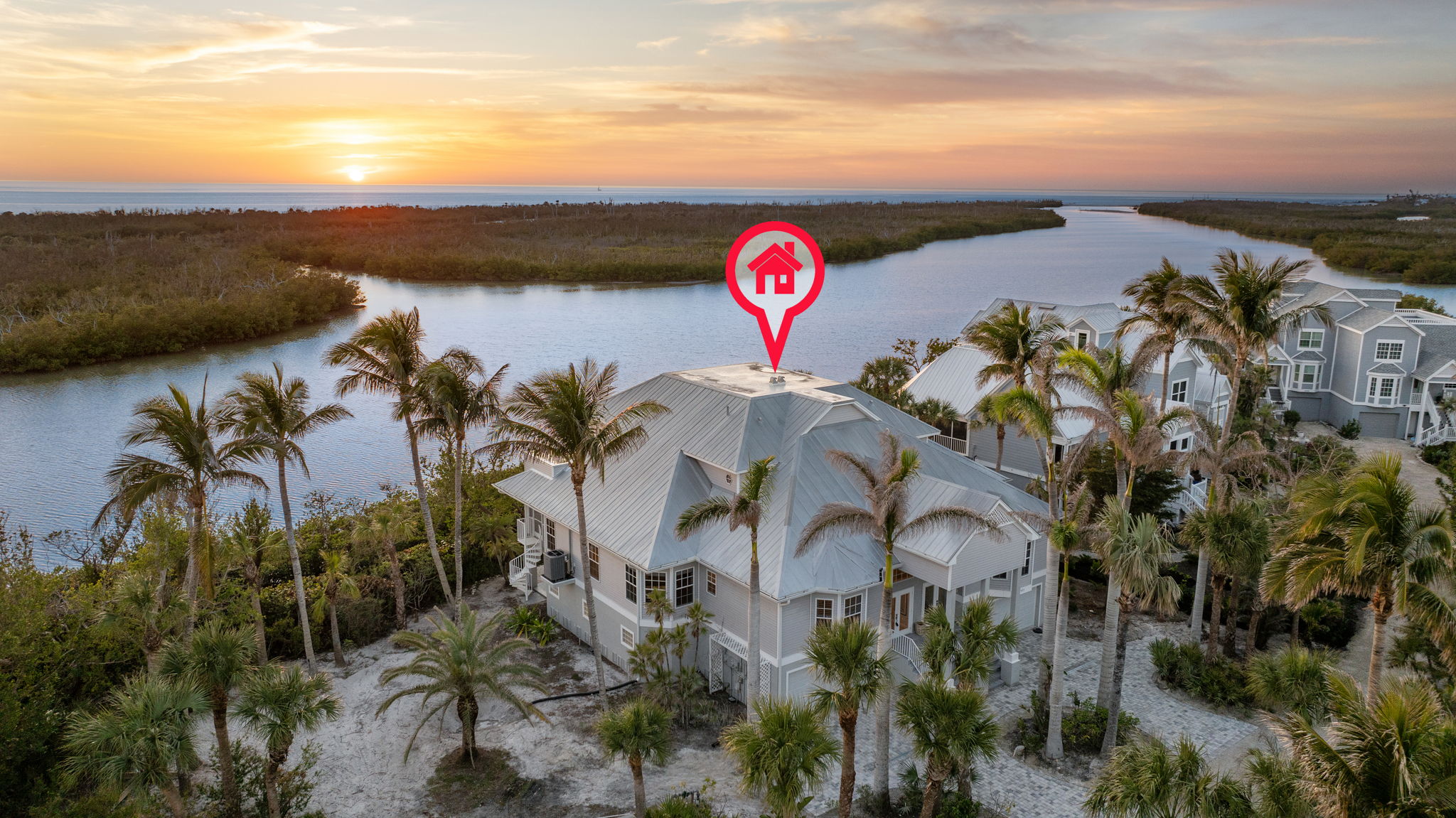 Aerial View - Twilight 2 -Marker