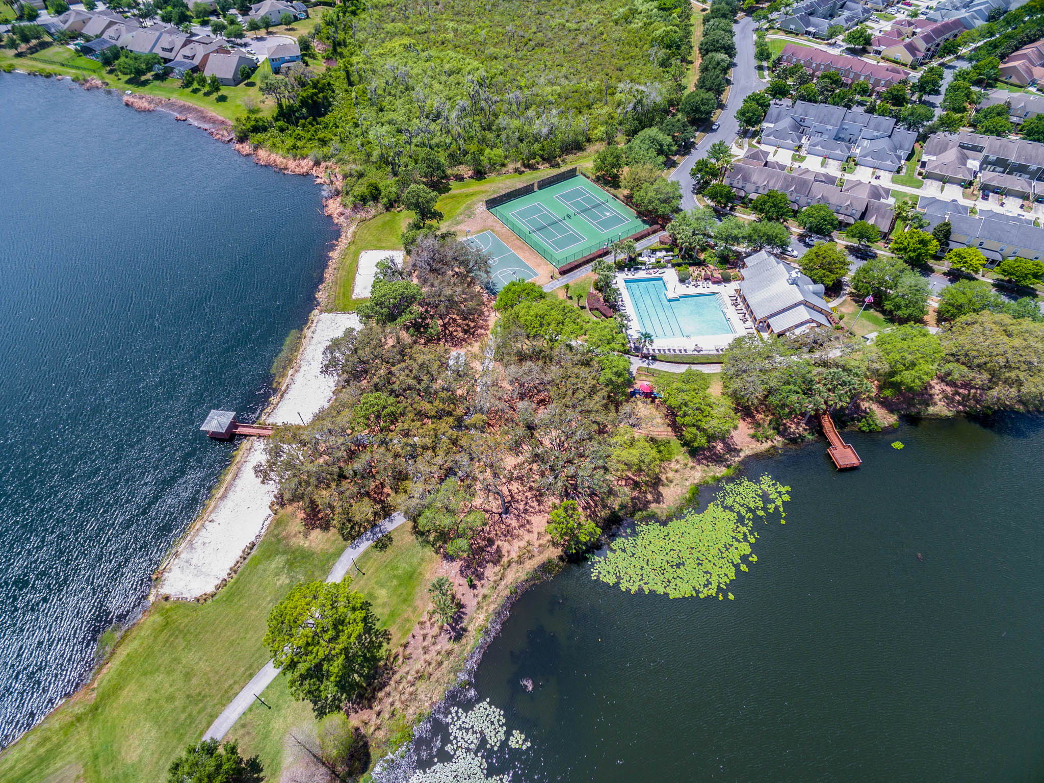 Club House, Fitness Center, Playgrounds, Tennis courts, Basketball courts & Volleyball court