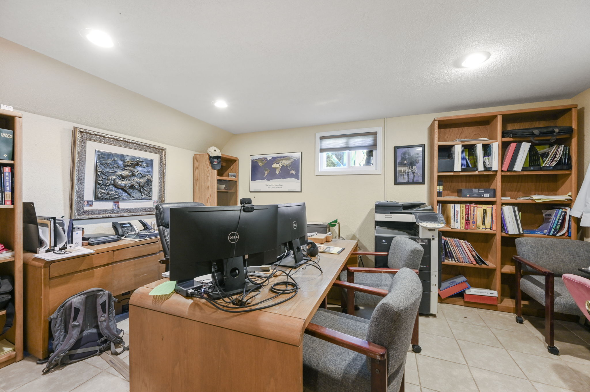 Basement office