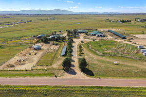 Aerrial view of property from front entrance