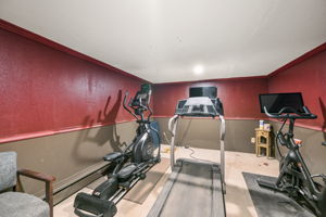 Basement exercise room