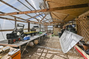 Fully equipped and heated greenhouse