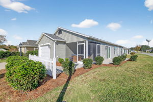 Front and Side Elevation with Large Corner Lot