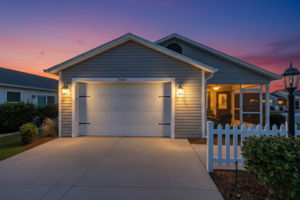 Twilight Front Elevation