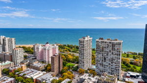 Lakefront and neighboring buildings context