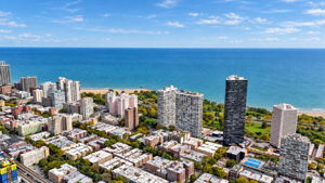 Lakefront and neighboring buildings context