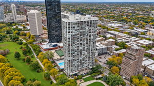 Lakefront and neighboring buildings context