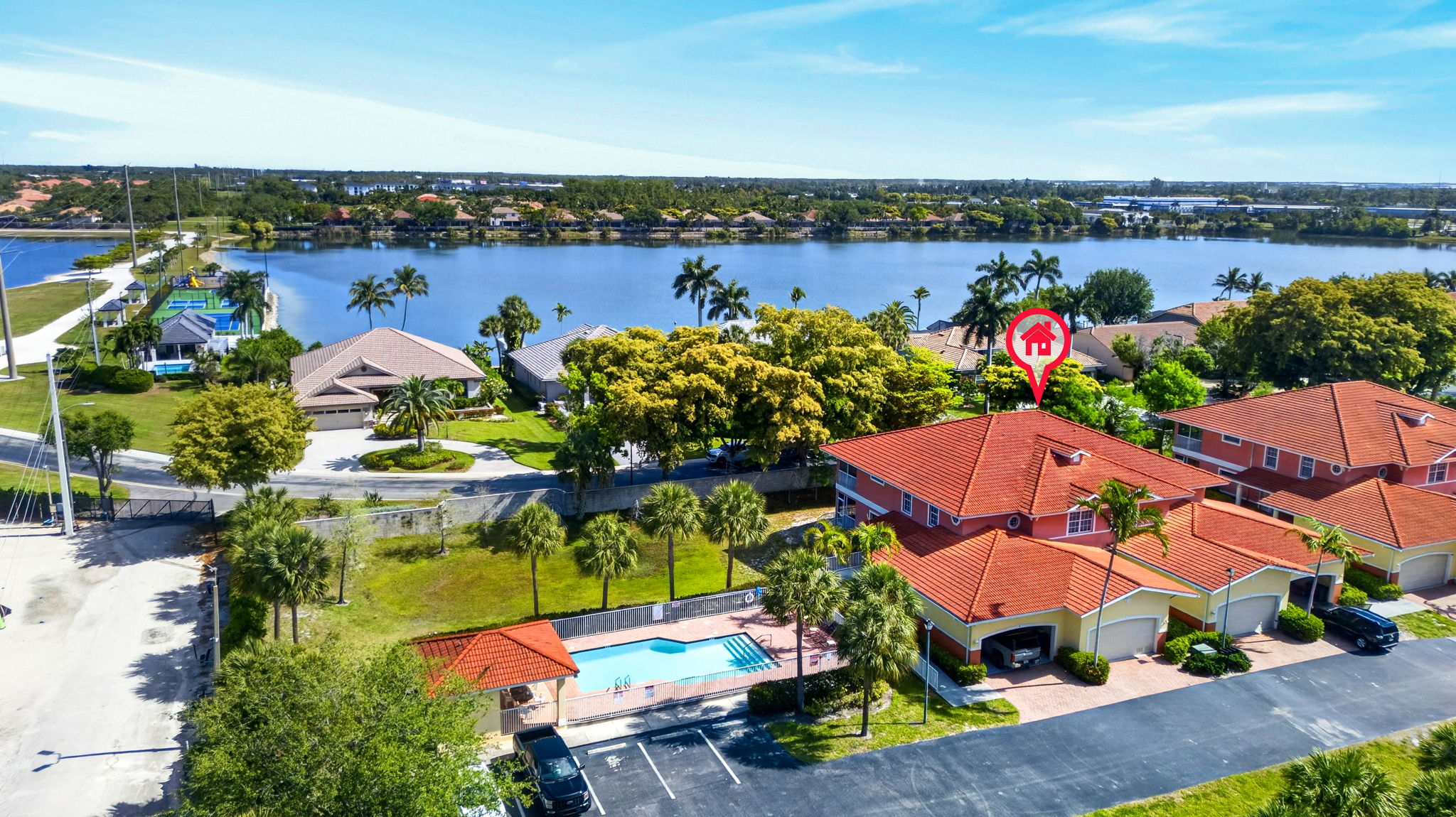 Aerial Front Exterior 2 - marker