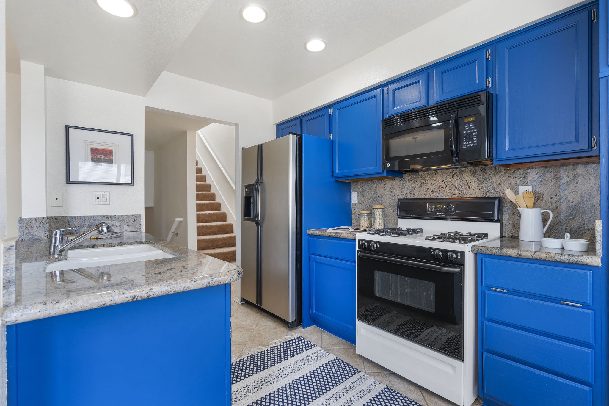 Kitchen with Granite Counters