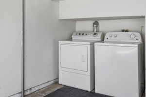 Washer/Dryer in Garage