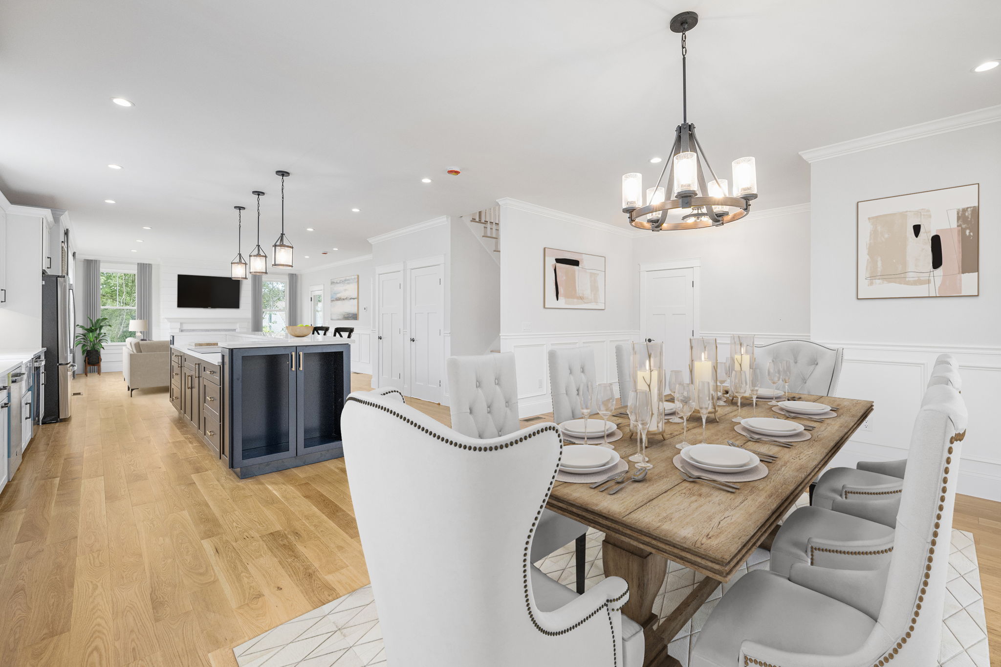 Dining Room Virtually Staged