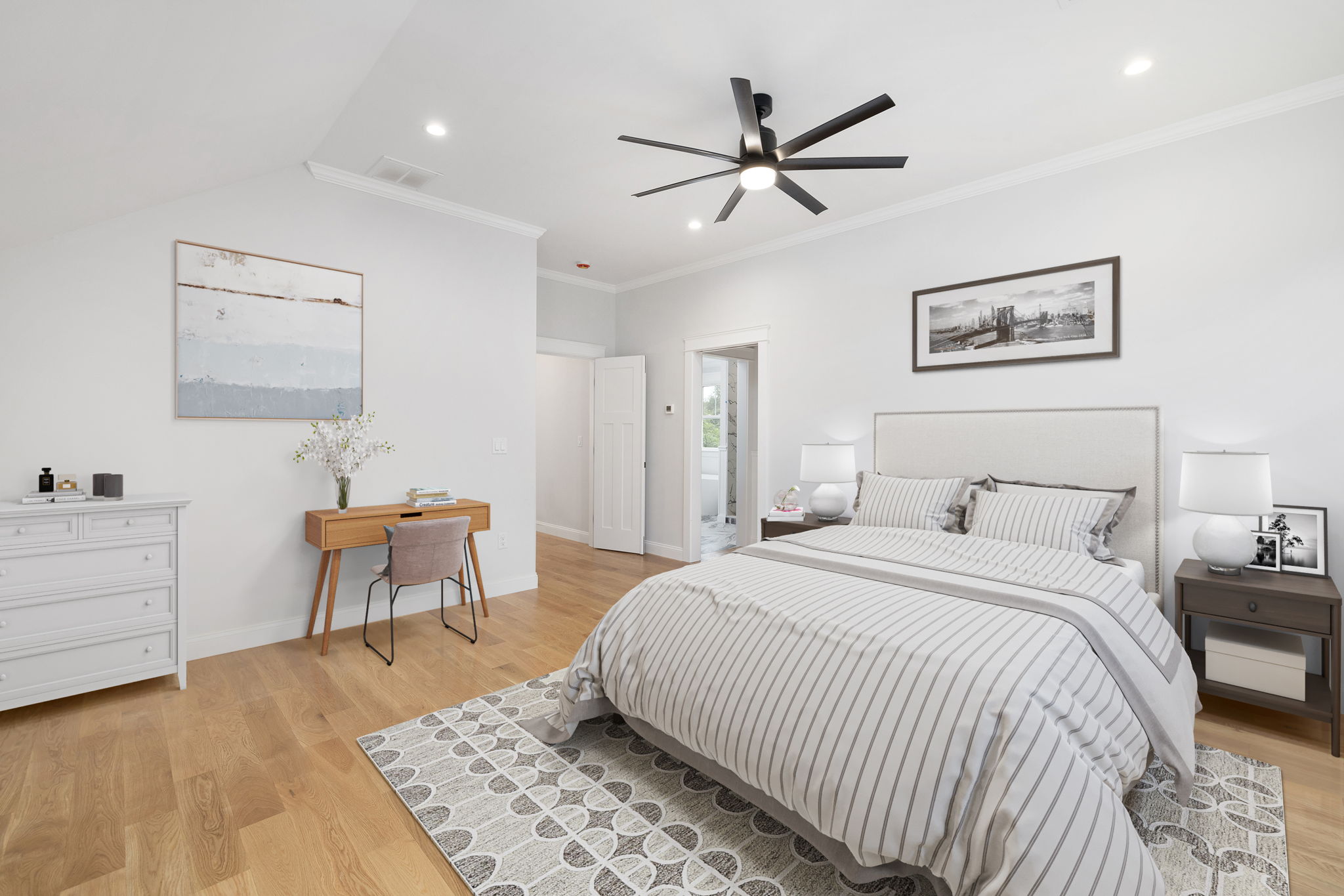 Primary Bedroom Virtually Staged