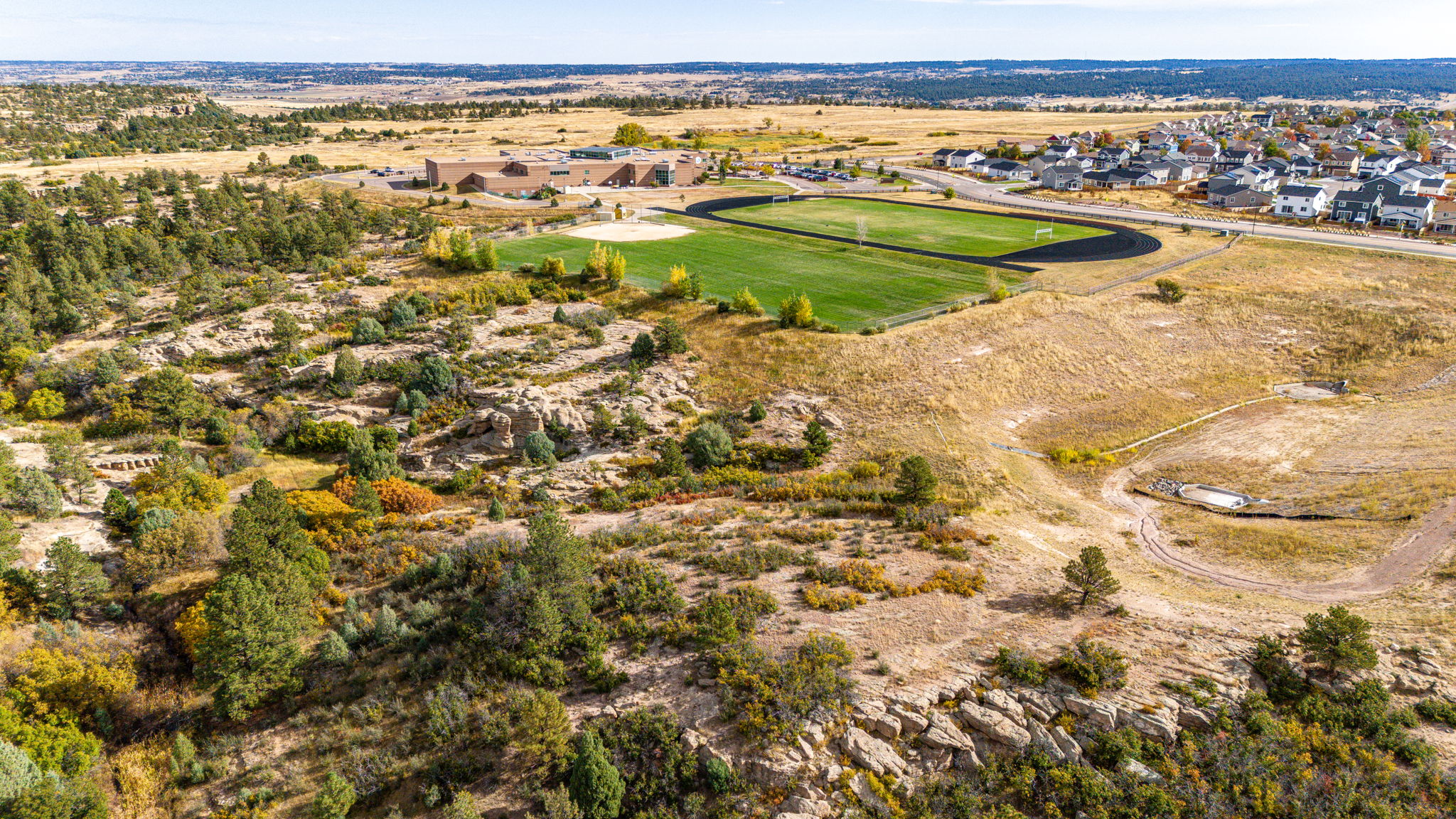 Lots of open space all around! Located close to schools, trails, playgrounds, parks.