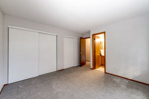 Lots of closet space with additional shelving