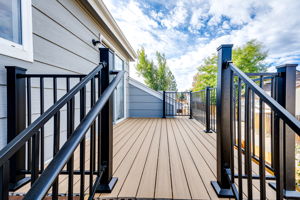 Upper level deck area