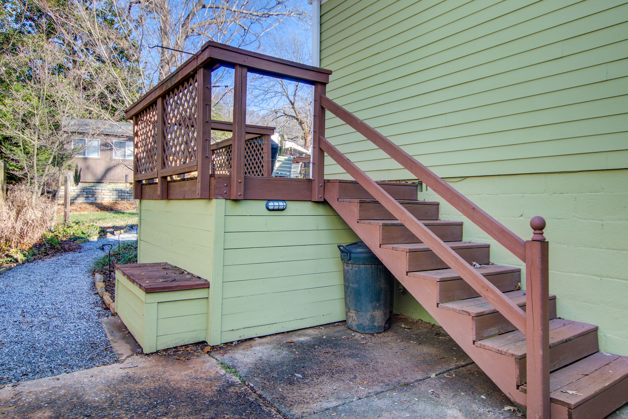 31 Exterior Side w Deck Access