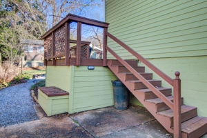 31 Exterior Side w Deck Access