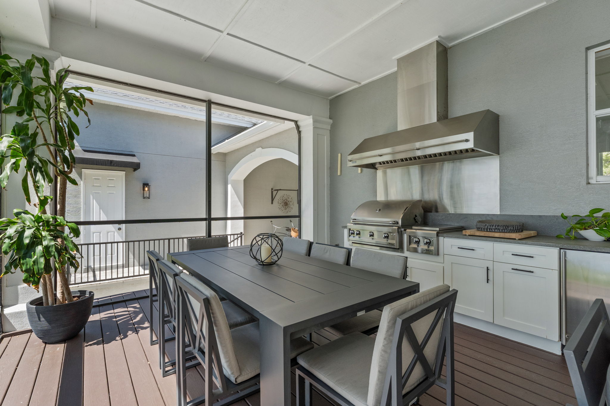 1st Floor Back Porch.Outdoor Kitchen #1