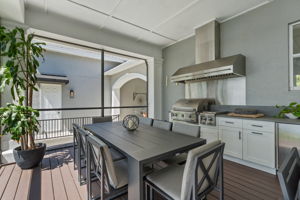 1st Floor Back Porch.Outdoor Kitchen #1