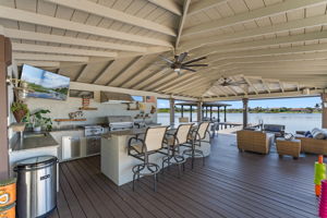 Outdoor Living Area plus boat dock