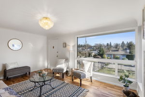 Well-proportioned and filled with natural light from large front-facing windows.