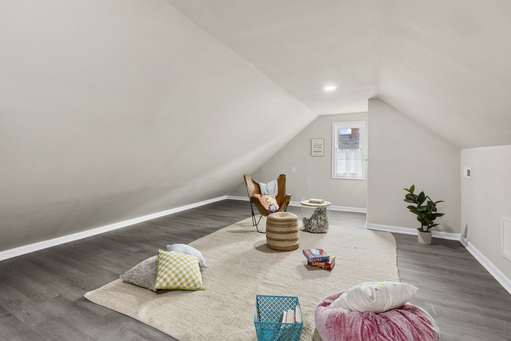 2nd floor loft area offers a flexible space for numerous uses.