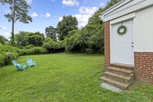 Rear back yard is a blank slate for you to make your own personal outdoor oasis!
