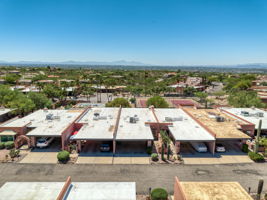 Aerial South to the Santa Rita Mountans