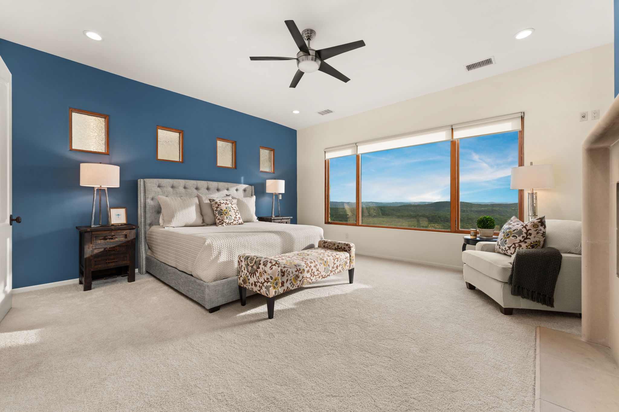 The private primary suite has breathtaking views too!