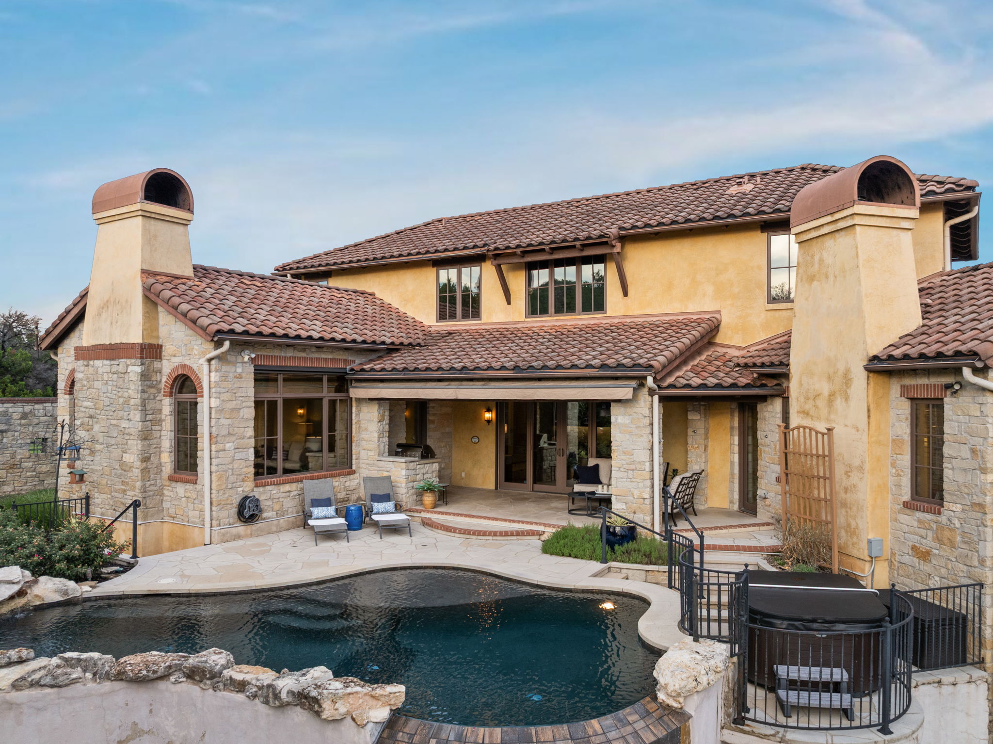 Notice the 2 chimneys? You'll get to enjoy fireplaces in both the family room and primary suite.