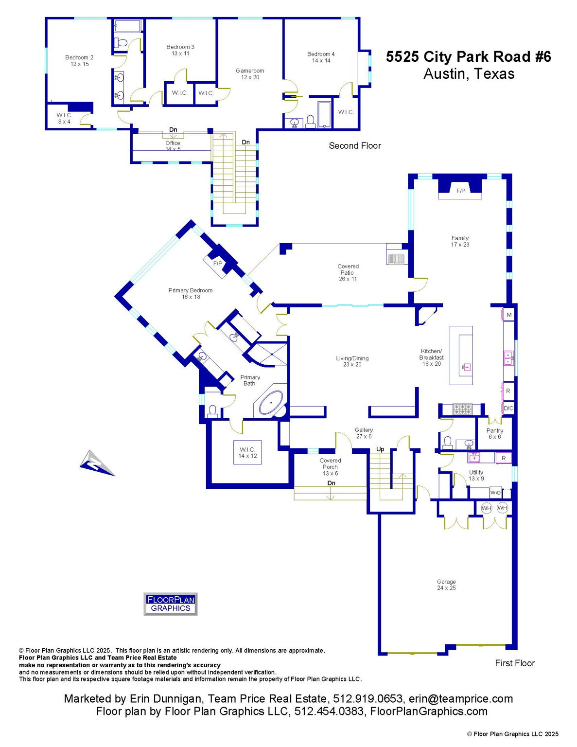 Floorplan of this lovely home that is only 1.5 mi from the intersection of 2222/360.