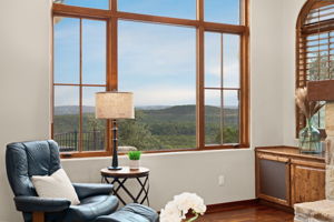 Read, relax, and gaze out the family room window at the rolling hills.