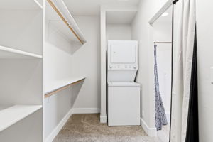 ADU Closet with W/D