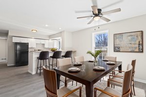 Dining Room virtually staged