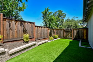 Faux Lawn Side Yard for Play