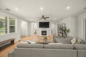 Gas Fireplace & Media Wall