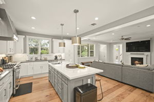 Gas Range & Industrial Hood