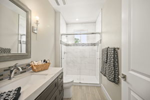 Main Floor Full Bath Walk-in Shower