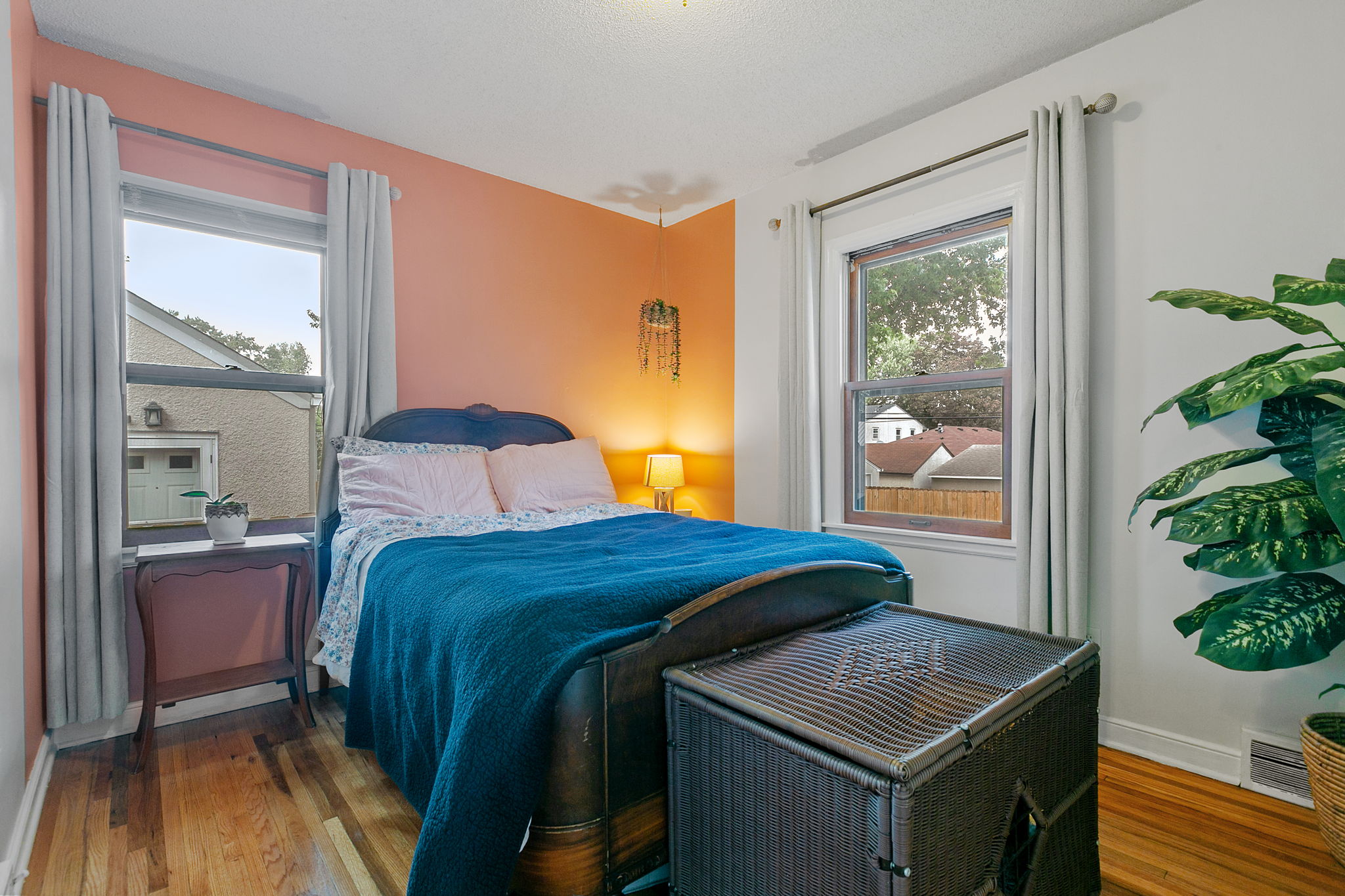 The second of two main-level bedrooms at 5549 27th Avenue S illustrates the lovely access to natural light you'll enjoy throughout this home.